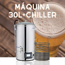 Máquina 30 litros chiller - Cervezanía