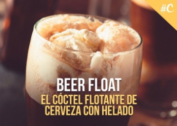 Beer Float. El cóctel flotante de cerveza con helado